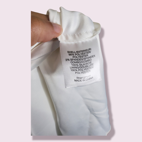 BHLDN Badgley Mischka Heather Ivory Wedding Gown Ruffled Back Women's Size 0 - Picture 11 of 13